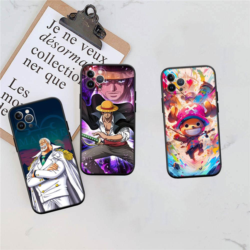 Cartoon One Piece Soft Shell Phone Case for Redmi Note 13 14 Pro+ Plus A3 A3X 13X 13C 13R 14S 14C 14R