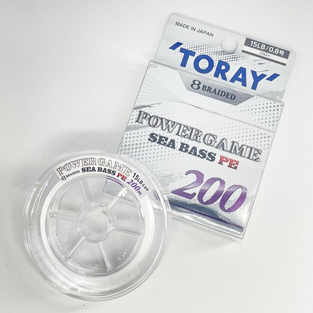 Toray Power Game Seabass PE 200m White 18lb (No. 1)
