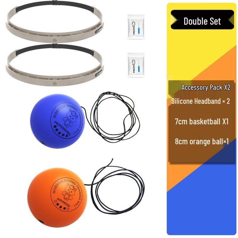 YTYIN Head-Mounted Boxing Reflex Ball Set