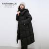 Mark Fairwhale Women's Hooded Long Over-the-Knee Down Jacket