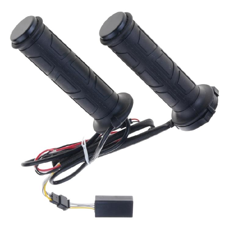 ATV Griffheizsystem 4-stufige Temperaturregelung 12V Beheizte Griffe Rutschfester Griff für Motorrad 7/8 22mm Lenker