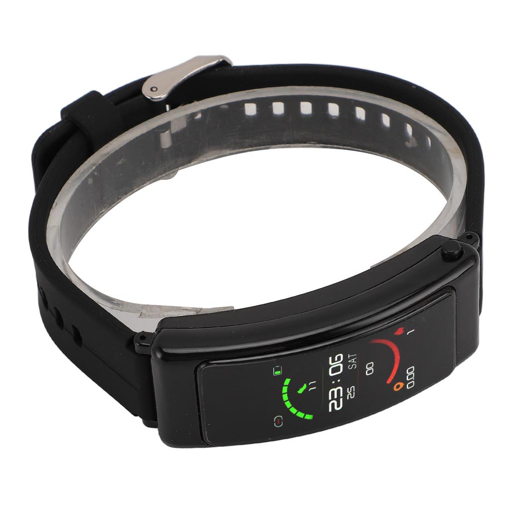 Fitness Tracker Uhr mit Bluetooth-Kopfhörer Schrittzähler NFC Sportmodus 1,14 Zoll Aktivitätstracker