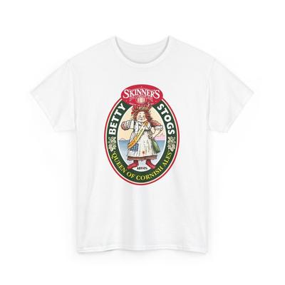 Maglietta per Amanti della Birra, Maglietta da Uomo Donna Birra Top Tee, Betty Stogs Regina delle Ale della Cornovaglia,