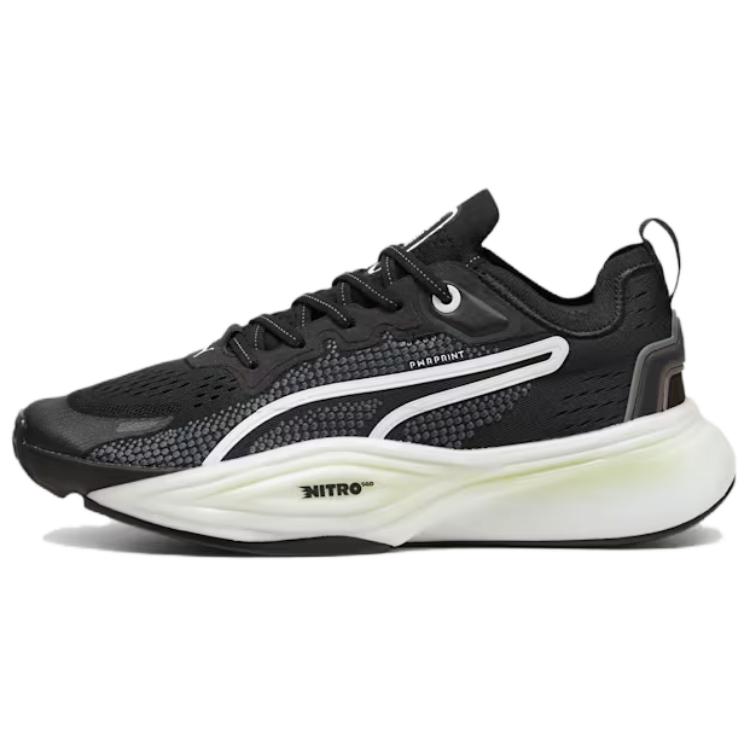 Puma PWR Nitro Squared 2 Черно-белые кроссовки унисекс 310150-01 43