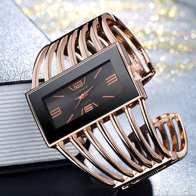 Orologio da polso alla moda, orologio da donna in acciaio inossidabile