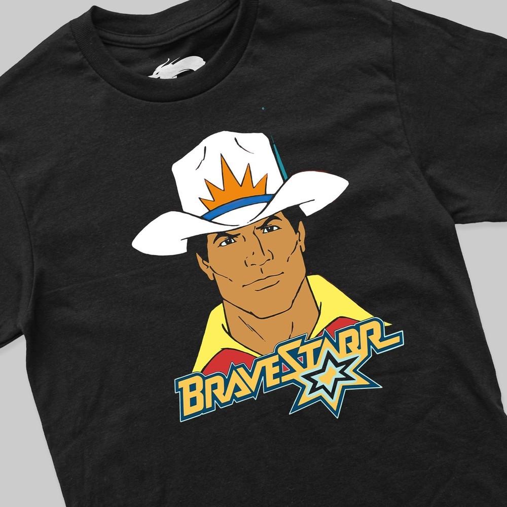 Bravestarr Retro 80s 90s Cartoons Anime Gift Men Nostalgia T-Shirt