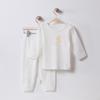 Children's Spring/Summer Cotton Pajamas: Tagless Long Sleeve Set for Boys and Girls
