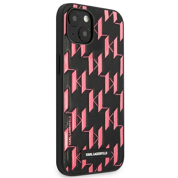 Karl Lagerfeld Klhcp13Mmnmp1P Iphone 13/ 14 / 15 6,1 Hardcase Różowy/Pink Monogram Plaque