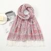 Sciarpa Pashmina Autunnale in Cashmere Donna Avvolgente Calda Sciarpe Invernali Stampa Disegno Foulard Femminile Stole in Cotone Sciarpa