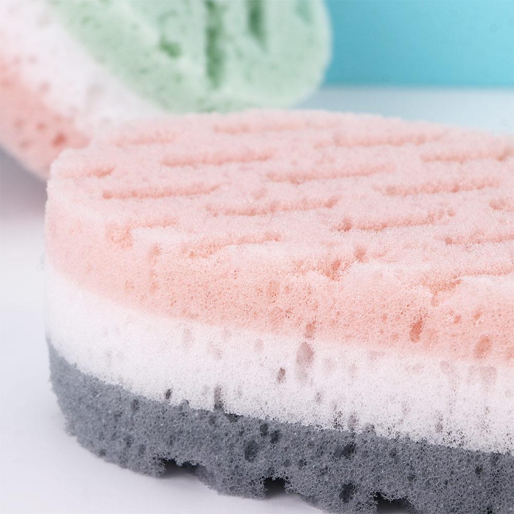 Soft Quick Foaming Exfoliation Massage Brush Shower Rub Sponge Bath Ball Body Brush Sponge Scrubber