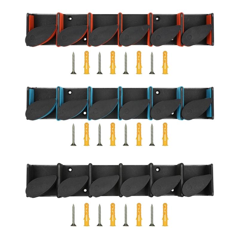 Fishing Poles Rack for Garage Rod Rack Holds Up to 6 Rods, Fishing Rod Holders