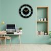 Wall Clock for Home, Office, Living Room, Bedroom, Kids Room and Kitchen (40 X 40 Cm) | Big Size Stylish Latest Home Decor | (Battery Included)