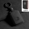 In-stock  Full-cover Suede Car Key Fob Case, Suitable for Volvo S60, S90, XC40, XC60, XC90 High Quality Keychain Accessory