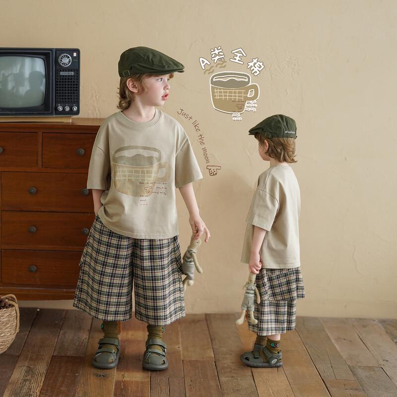 Boys  2026 Summer Cotton Short-Sleeve T-Shirt 100