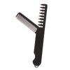 Multifuncional Pocket Folding Combs Plastic Wide Tooth Oil Head Comb Beard Combing Barber Hair Clipper Comb Salon Styling Tools