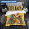 Lion king 3pcs K-pop music group Bedding set,Ideal for Bedroom, Dormitory,Including Duvet Cover And 2pcs Pillowcases,Fan gifts