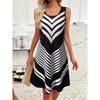 European and American Style 2025 New Fashionable Dress Casual High-quality O-neck Short Sleeved Dress