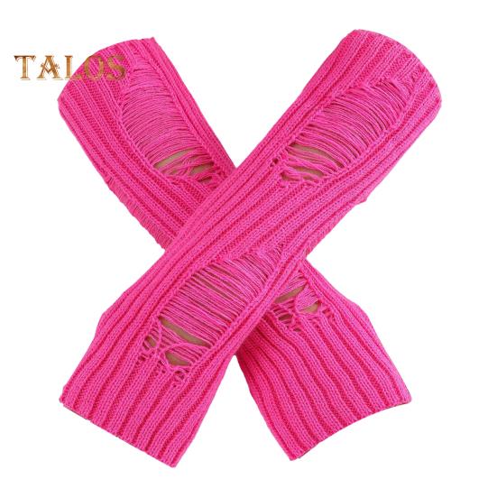 

1 пара перчаток осень-зима, рваные, без пальцев, трикотажные, высокоэластичные, нескользящие, нарукавники, однотонные, сохраняющие тепло, ветрозащитные, велосипедные нарукавники