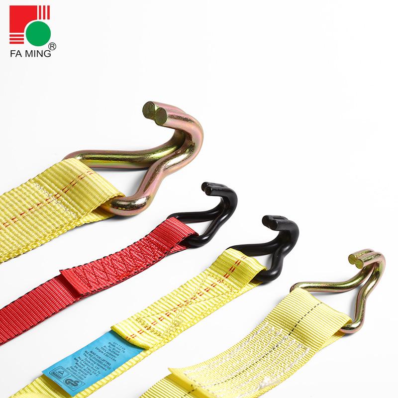 Dual Row Steel Hook with Hot Plastic Coating for Cargo Binding, Zinc-Plated Tow, Iron, Lifting Hooks for Truck Trailers.