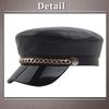 Leather Black Stylish Travel CP793 [One Limitation] Cap, Casquette, Hat, Hat, Women's & Men's, (Black)