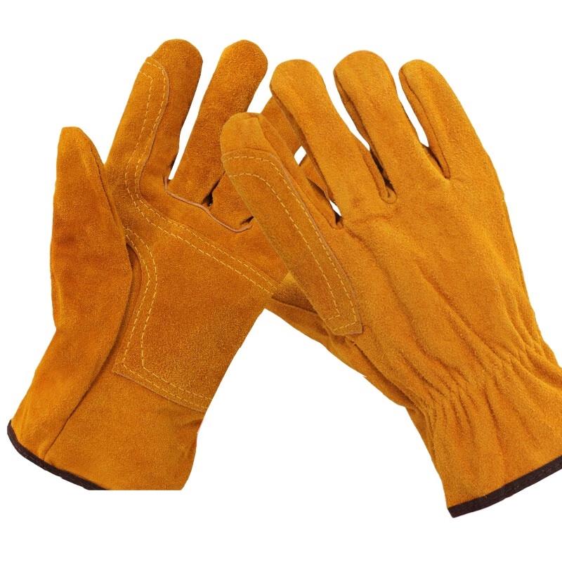 Heat-Resistant Cowhide Welding Gloves