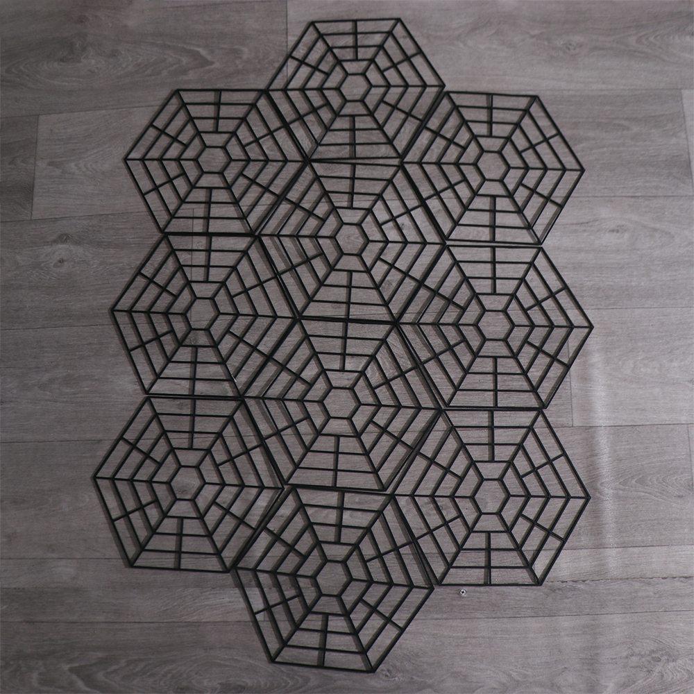 10pcs Plastic Pond Fish Guard Floating Net UV-resistant Protective Cover Pond Protectors Net Garden