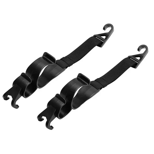 2pcs Universal Car Interior Hook Seat Back Hook Multi-functional Trunk Umbrella Holder Car Umbrella Storage Rack