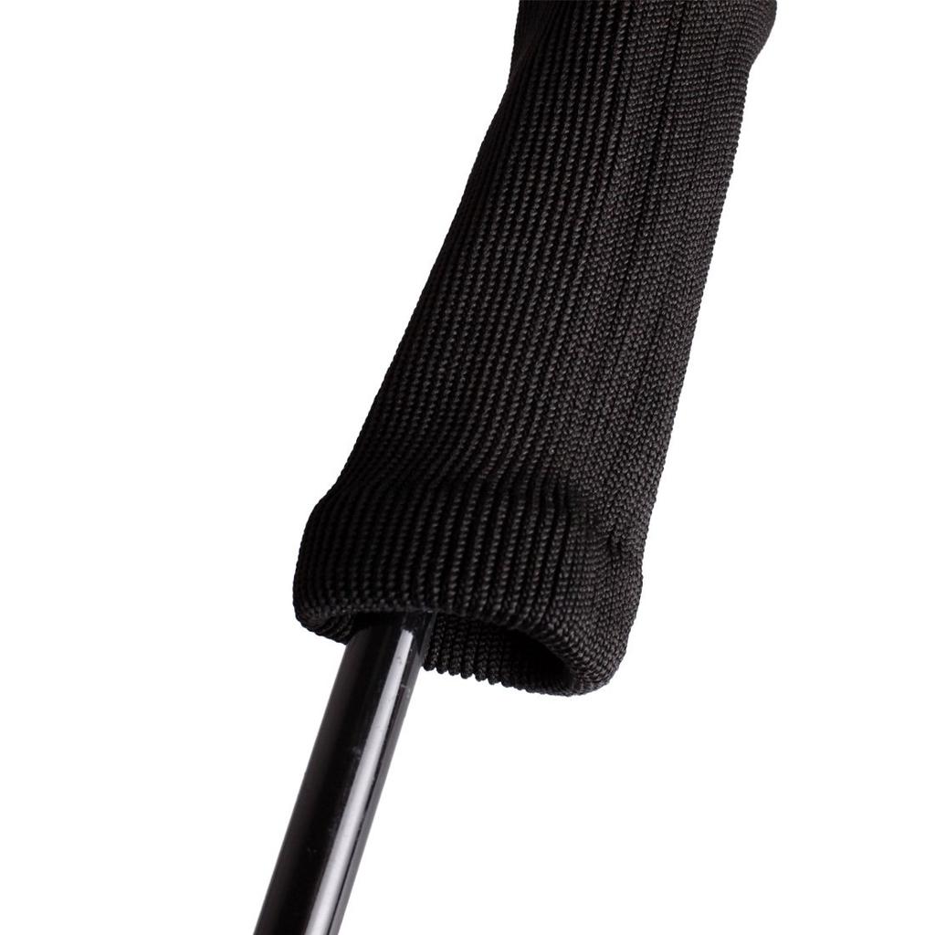 Andux Long Neck Golf Hybrid Club Headcovers with Interchangeable Numbered Set of Tags, 2, CTMT-02 (Black)