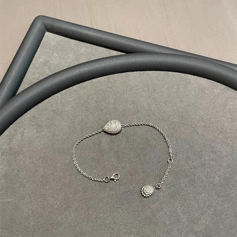 Droplet Dewdrop Water Drop Twist Chain Necklace Stud Earrings Bracelet Ring Trendy Party Accessories Birthday Gift