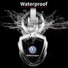 1Pcs Car Emblem Stying Metal Key Rings Shield Shaped Keychain For Volkswagen Golf-6 7 4 5 POLO Passat B5 B6 B7 T4 T5 Tiguan Jetta Gol