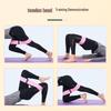 Wide Knit Stretch Resistance Band for Fitness, Strength, Leg, Glute, and Yoga Training