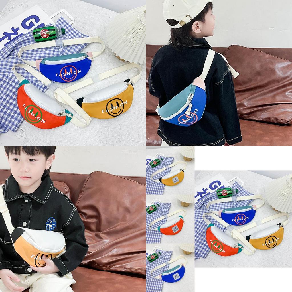 Stylish Children's Canvas Crossbody Bag For Boys With Durable Anti-theft Features