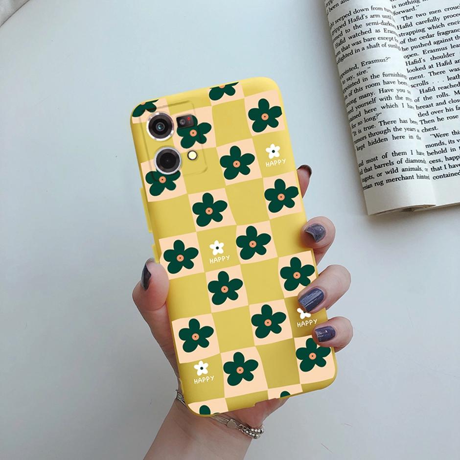 For OPPO Reno 7 Cover Case for Oppo Reno 8 4G Phone Casing Matte Soft TPU Silicone Shell for OPPO F21 Pro Bags Reno7 5G Bumper
