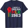 T-shirt Unisexe Rétro J'ai un Rêve Jour Martin Luther King