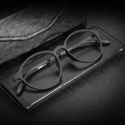 Ultralight TR90 Titanium Round Glasses Frames Fashion Retro Optical Prescription Eyewear for Women Men H3050