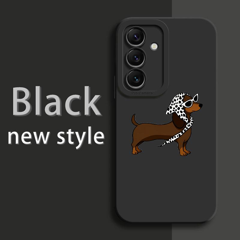 Cute Cat Puppy Phone Case For Samsung Galaxy Note 20 S25 Edge S24 FE S23 Plus S22 S21 Ultra A56 A55 A54 A53 A36 5G Bumper Cover