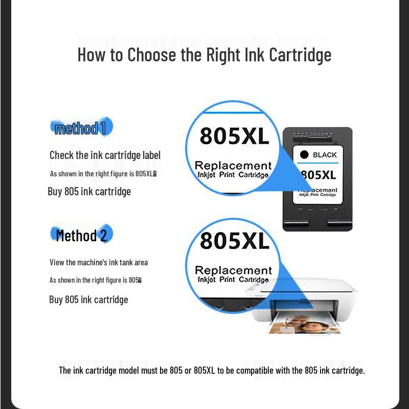 V4INK Refillable Color Ink Cartridge for HP 805XL