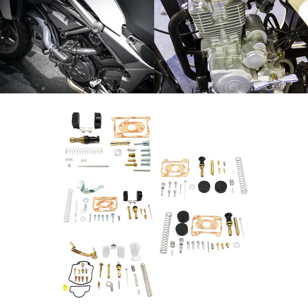 Motorcycle Carburetor Repair Rebuild Kit For Mikuni TM24 28 30 32 34mm Carb Durable Motorbike Accessories