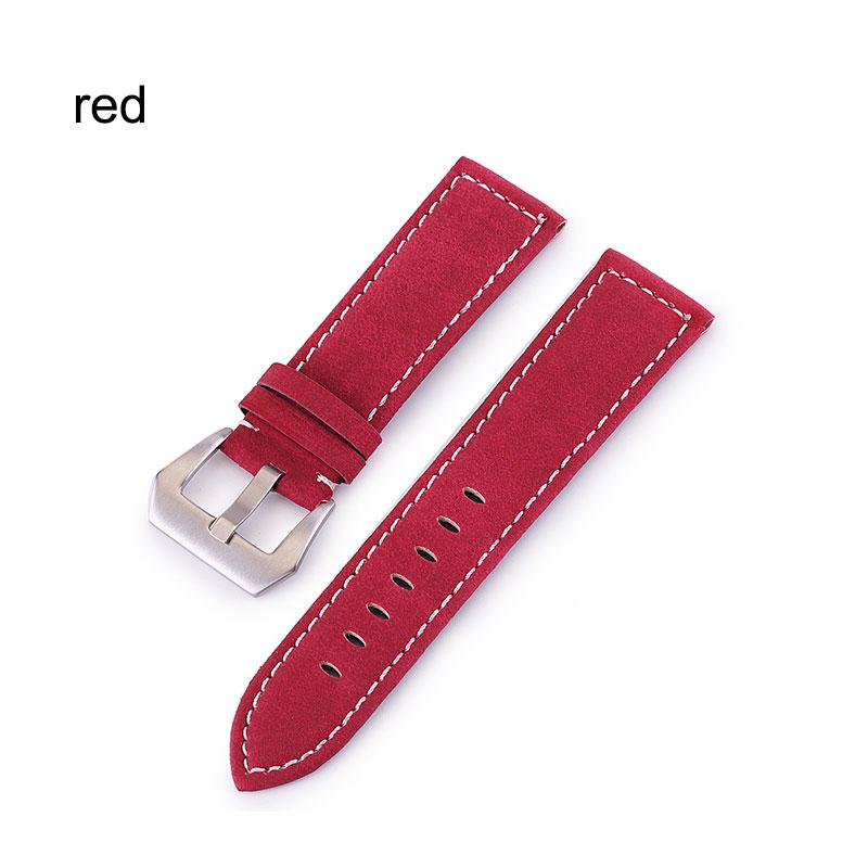 UTHAI Watch Strap 18mm 20mm 22mm 24mm Frosted Calf High-end Watch Band Universal Smart Watch Bracelet P12