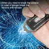 Multifunctional Keychain Light Outdoor Emergency Survival Whistle Bottle Opener Broken Window Hammer Night Riding Warning Light