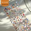 Sky New Cute Star Person Nail Stickers - Cartoon Design for Nails & Phone DIY.