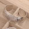 Retro Metal Bracelet Opening Ancient Tibetan Bracelet New Wide Cuff Bangle  for Women