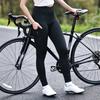 WOSAWE Fall/Winter Women's Windproof Fleece Sleeveless Warm Vest Reflective Silicone Cushion Padded Cycling Pants Road Bike Cycling Suit