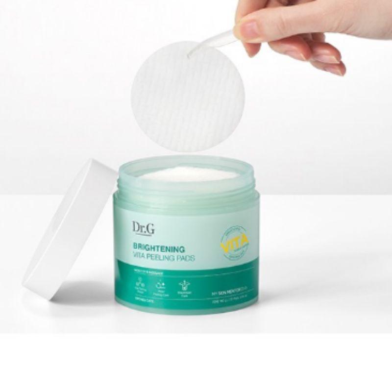 Dr.G Brightening Vita Peeling Pad Radiance Exfoliating Toner Pads Seventy Sheets 160g