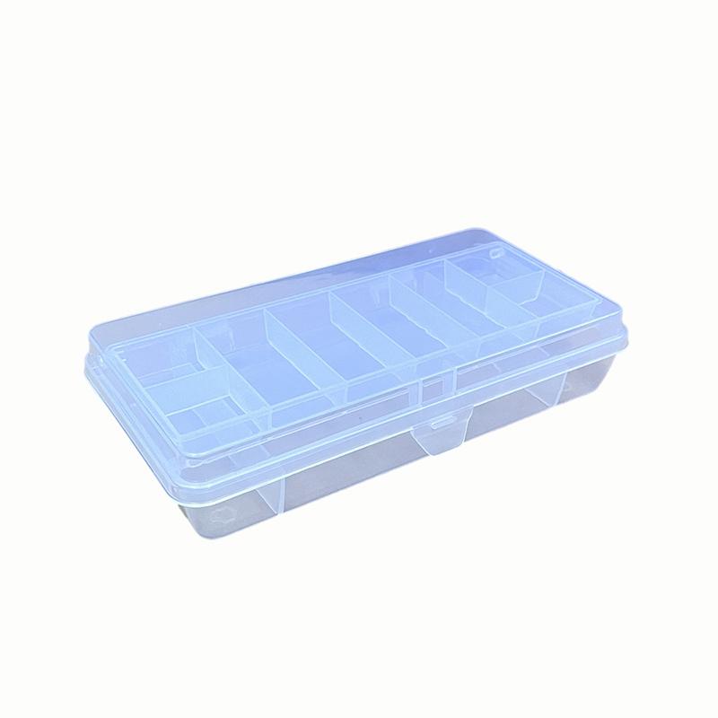 Double Laya Fishing Tackle Box Pp Accessory Tool Box Separate Area Fake Bait Fishing Organizer