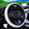 Ice Silk Three-dimensional Massage Mesh Breathable Car Without Inner Ring Steering Wheel Cover Accessories Suitable for 14.5-15 Inches