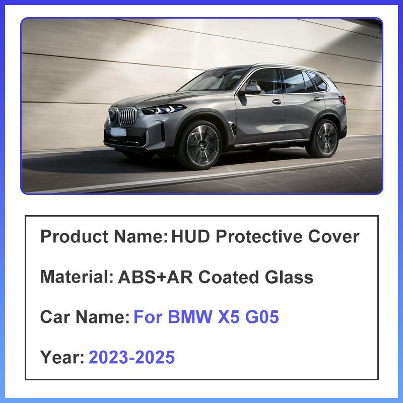 HUD Protection Cover For BMW X5 G05  2024 2025 2026 Dustproof Head Up Display Reflective Anti-scratch Screen Interior Parts