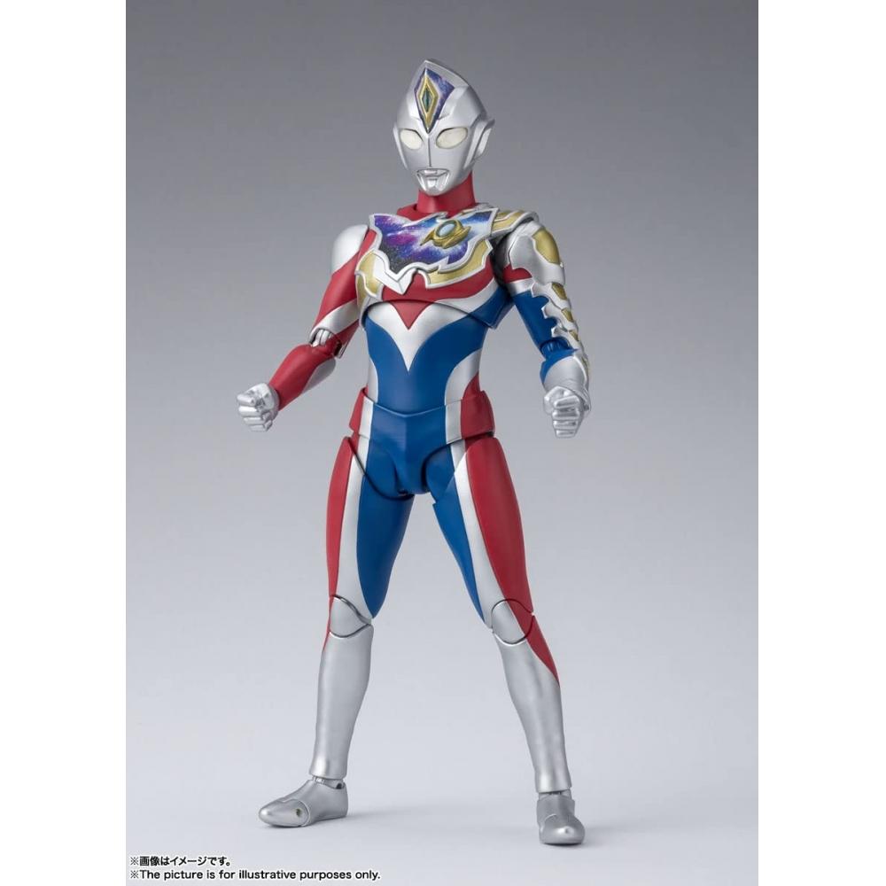 SHFiguarts Ultraman Decker Flash Typ Ca.. 150 mm bewegliche Figur aus ABS und PVC, bemalt