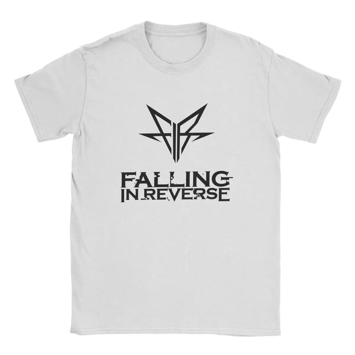 

Men s T-Shirts Falling In Reverse Official Vintage 100% Cotton Tees Short Sleeve WTWB band Funny T Shirts Crewneck Plus Size 4XL