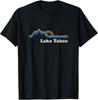 Retro Lake Tahoe California T Shirt Vintage Sunrise Mountain Unisex T-Shirt